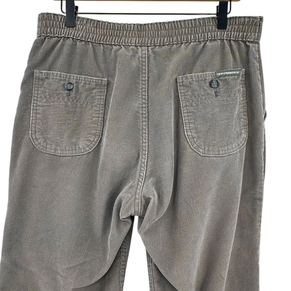 Vintage 80s Levi's Corduroy Pants High Rise Straight Leg Loose Fit Gray | 33" - Picture 9 of 14